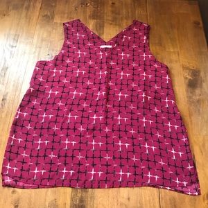 Pleione Magenta Sleeveless Tank Top
